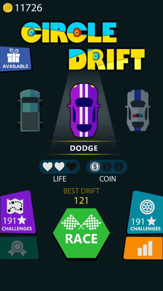 #1. Circle Drift (iOS) Podle: vmoga