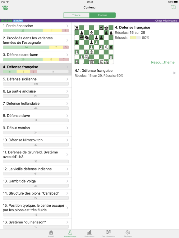 Screenshot #6 pour Chess Middlegame I