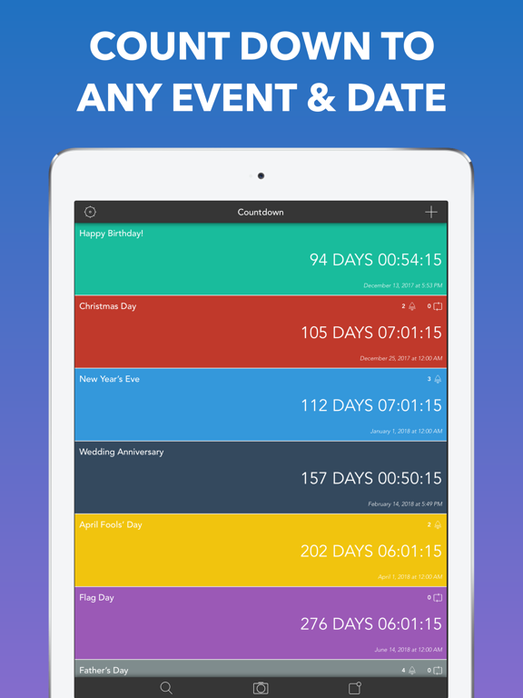 Screenshot #6 pour Countdown to Big Events