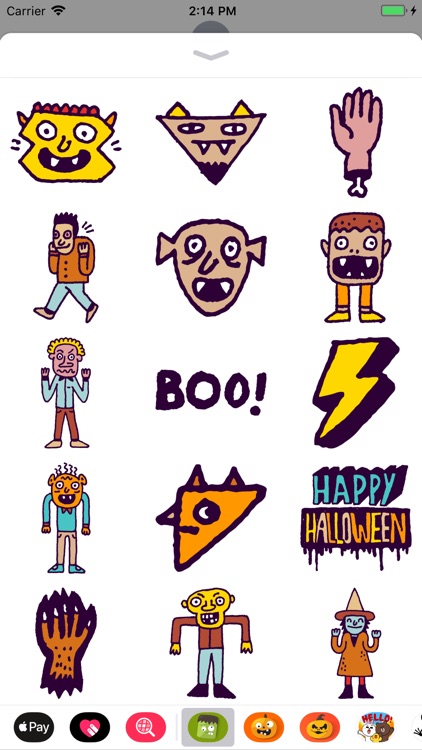 Happy Halloween Ghost Sticker