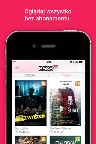 eskaGO - radio i muzyka online screenshot 3