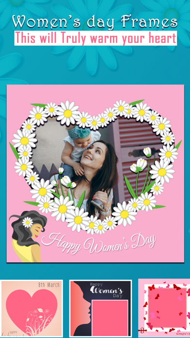 How to cancel & delete Women's Day Photo Frame Wishes from iphone & ipad 1