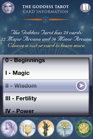 Goddess Tarot - Full version screenshot 3