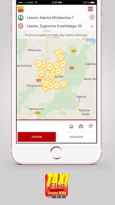 Elka Taxi Leszno screenshot 2