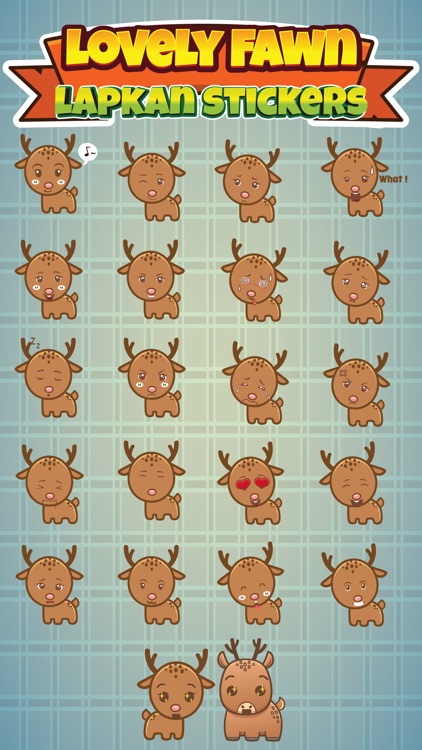 Sticker Me Lovely Fawn screenshot-3