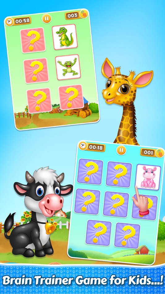 #1. Animal Matching Games (iOS) Με: Mohit Bhalodiya
