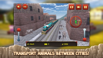 Animal Transporter Train Race screenshot 4