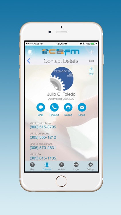 RC2FM Contacts screenshot-4