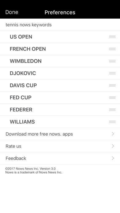 Screenshot #2 pour tennis nows.