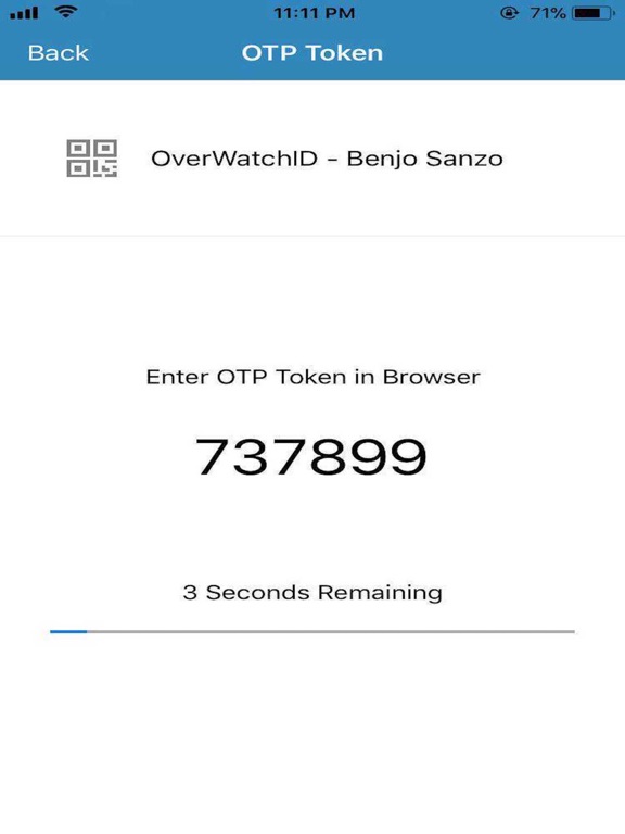 OverWatchID iPad screenshot 3 - Business app