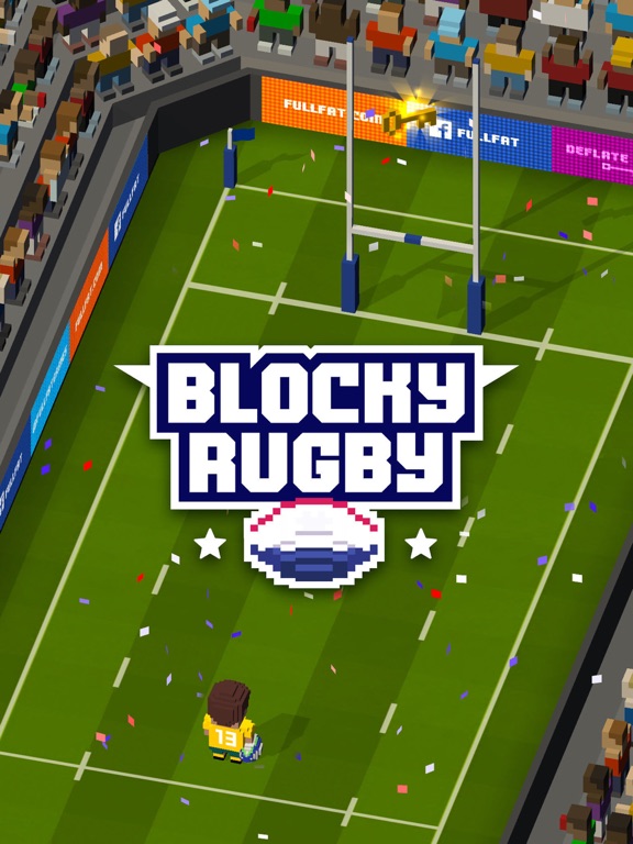 Blocky Rugby на iPad