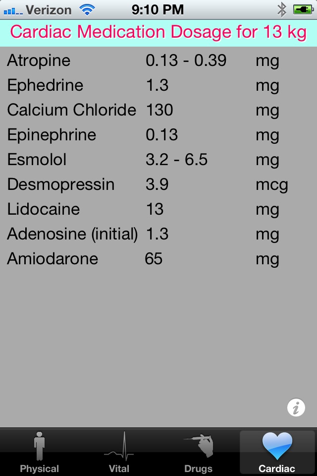Pediatric Gas for Anesthesia screenshot 4