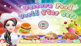 Game screenshot Unicorn Food – World Star Cafe mod apk