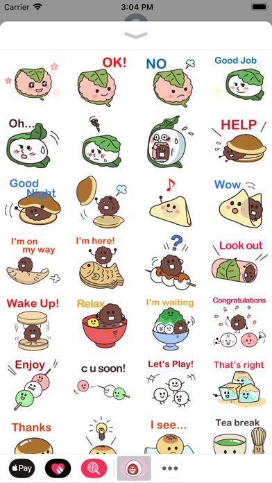Japanese Sweets Stickers screenshot 2