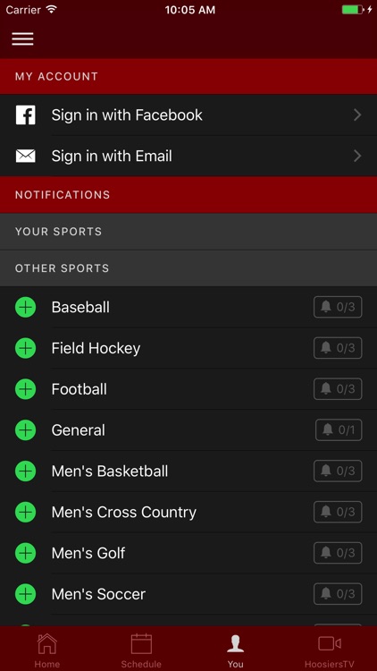 Indiana Hoosiers Official App