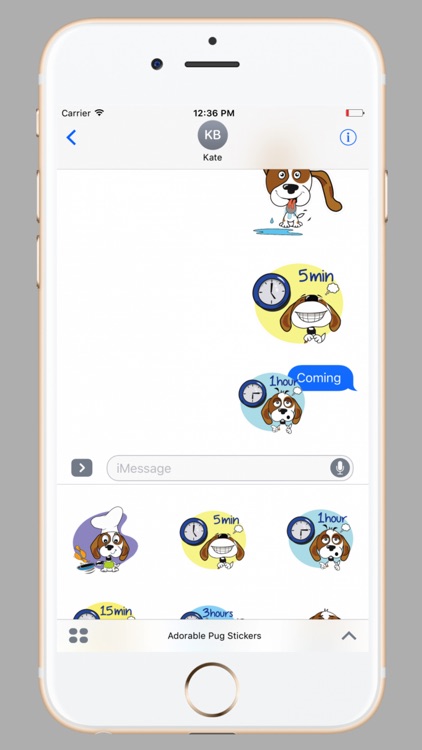 Adorable Pug Stickers screenshot-4