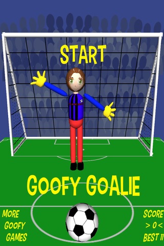 Goofy Goalie soccer game screenshot 2