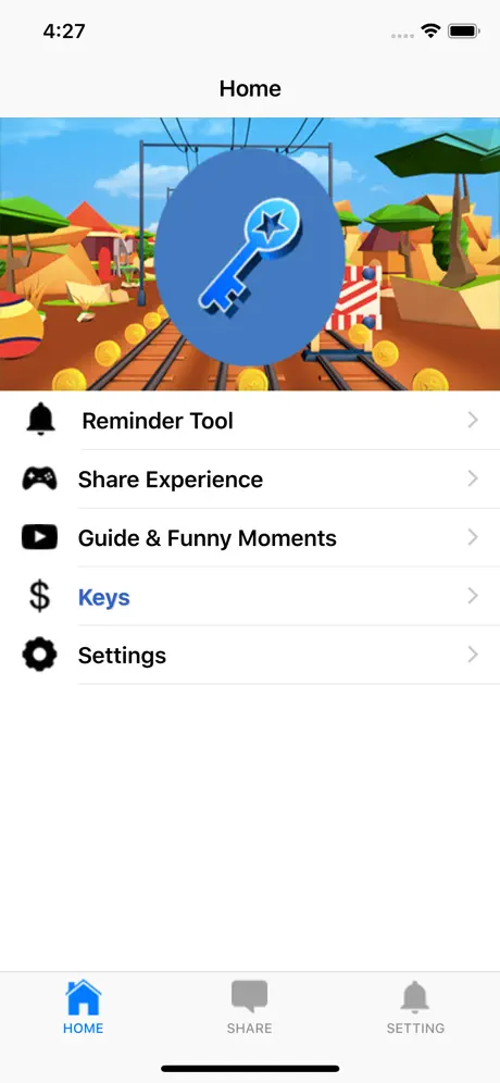 Keys For Subway Surfers