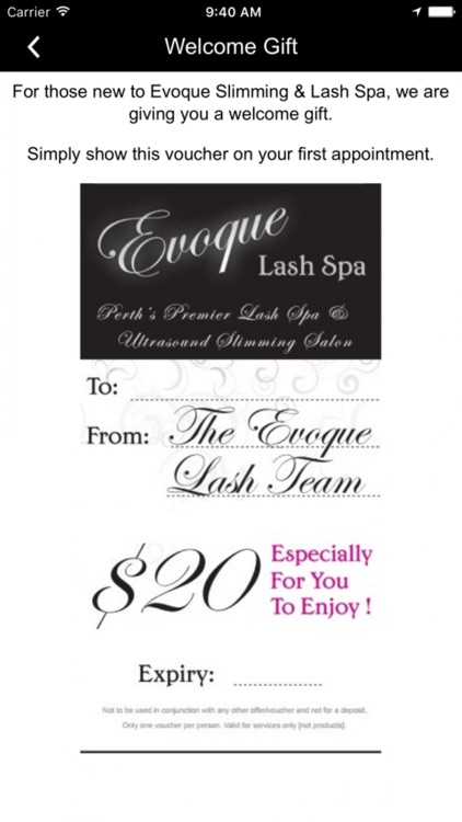 Evoque Lash Spa
