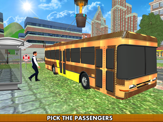 Flying Air Balloon Bus