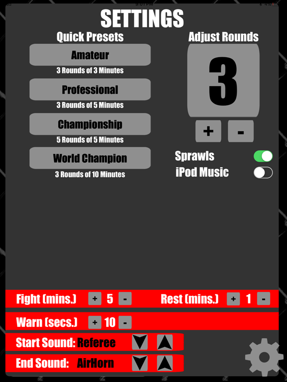 Screenshot #6 pour MMA Timer Pro