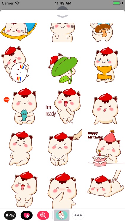 Sunmi Cat Animated Stickers
