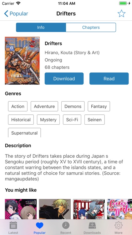 Manga Reader App