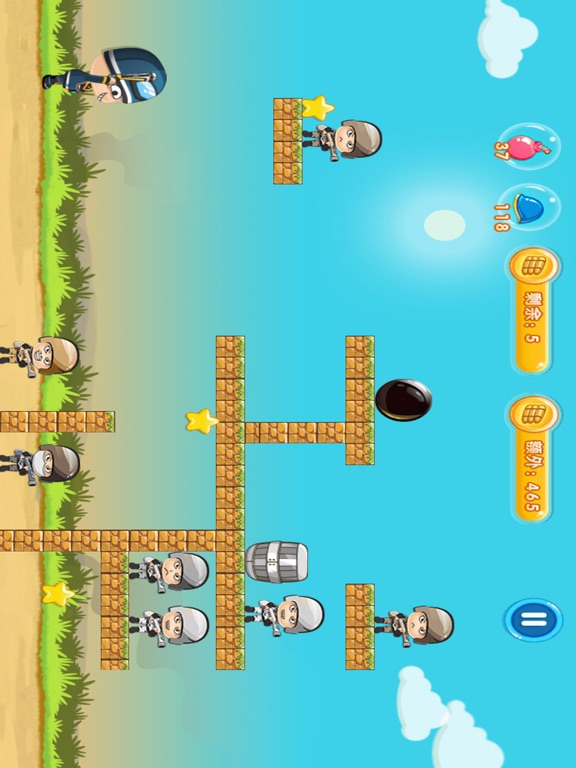 Screenshot #4 pour Angry Soldier-puzzle shooting