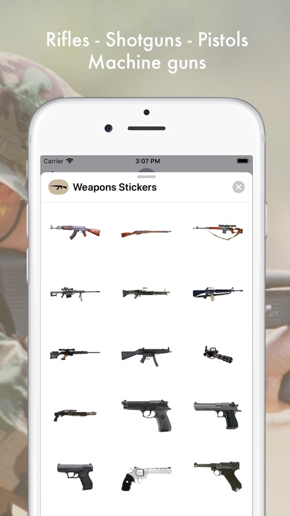 Weapons Stickers