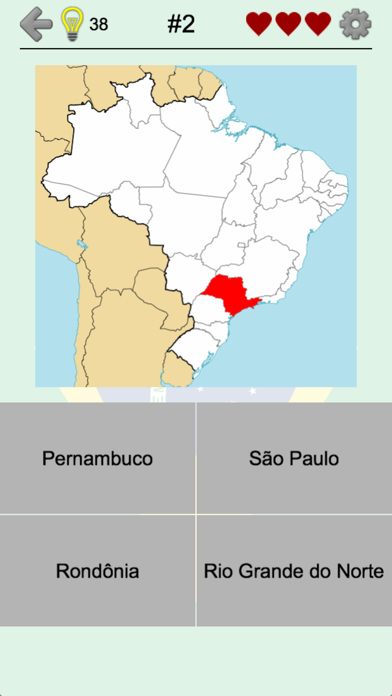 Brazilian States - Brazil Quizのおすすめ画像1