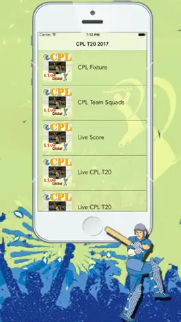Game screenshot Live CPL T20 2017 TV Schedule mod apk