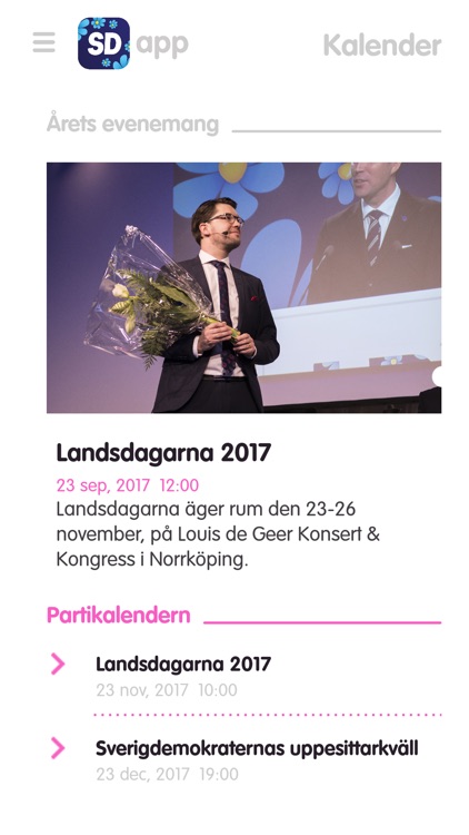 SDapp by Sverigedemokraterna