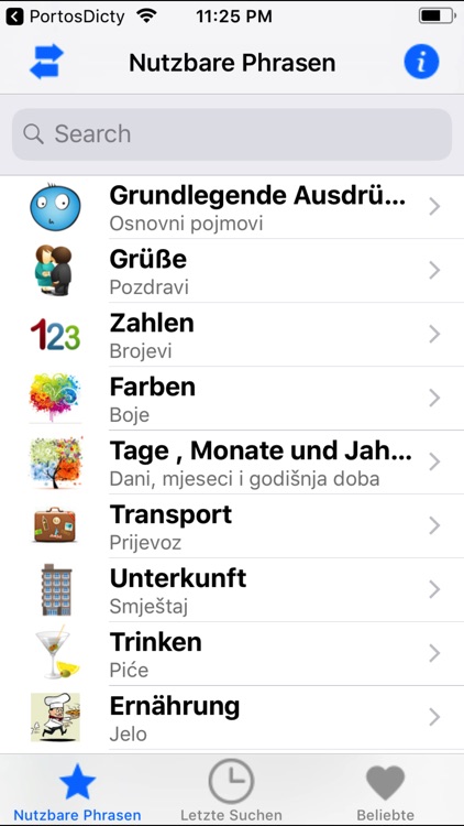 PortosDictyDeu-cro Phrasen