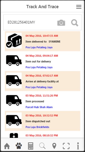 Pos Malaysia Mobile Apps(圖2)-速報App