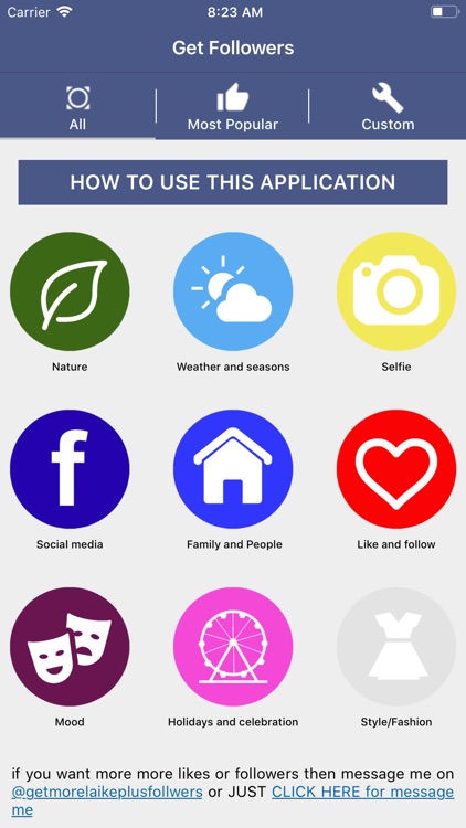 Get more followers + Likes