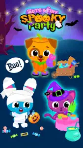 Cute & Tiny Spooky Party screenshot #2 for iPhone