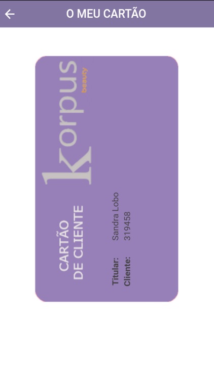 Cartão Cliente Korpus Beauty screenshot-3