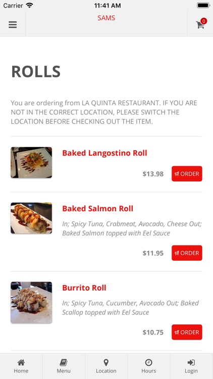 SAMS Sushi La Quinta