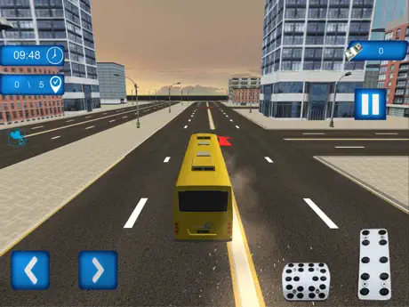 Modern Bus Coach Driving