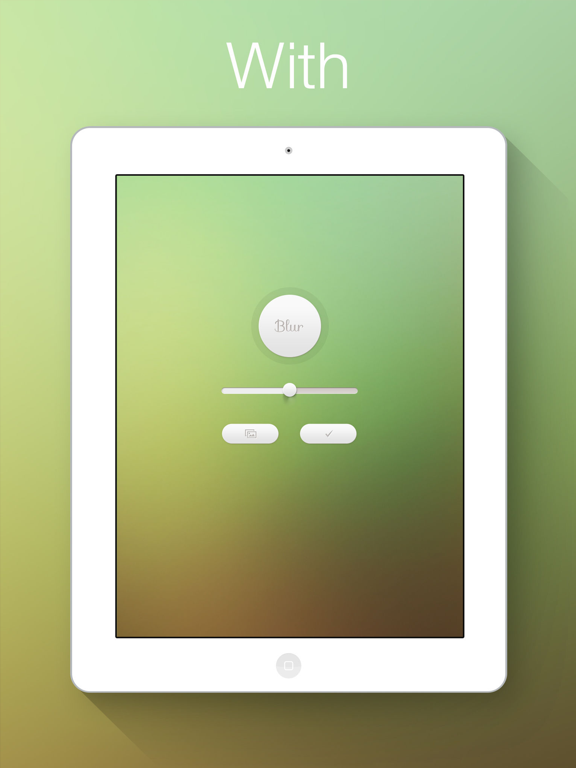 Blur - Create Custom Wallpapers iPad screenshot 3 - Photo & Video app
