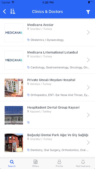 HospitaFind screenshot 2