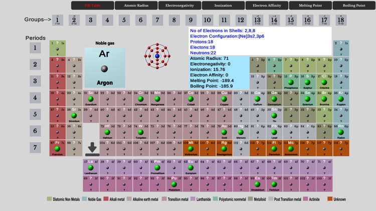 Element Fill Periodic Table screenshot-0