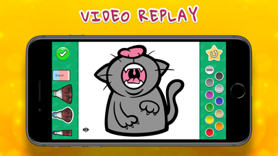 Coloring Your Cats iPhone screenshot 2 - Education app
