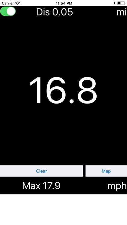 GPS Speedometer (mph)