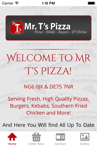 Mr Ts Pizza Nottingham screenshot 2