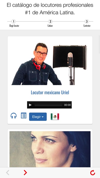 Locutores Net screenshot 2