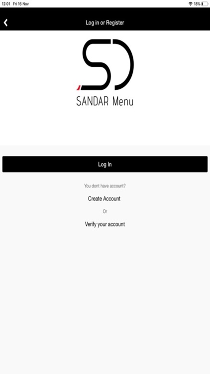 Sandar Ordering App