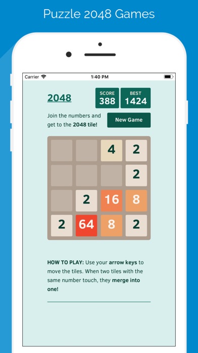 Puzzle 2048 Games screenshot 2