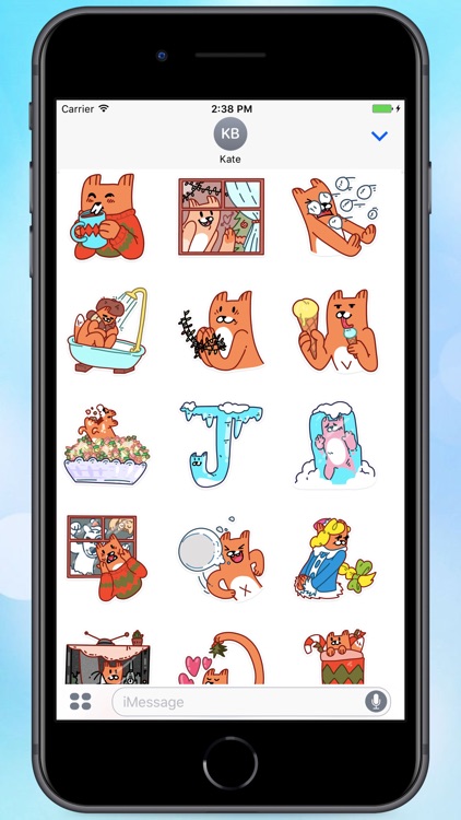 Winter Fox! Stickers