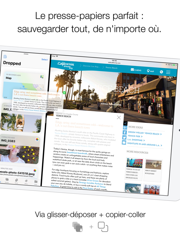 Screenshot #6 pour Dropped: Drag & Drop Clipboard